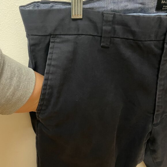 Banana Republic Men's Original Fulton Skinny Chinos Navy Blue Size 34X32 - Picture 4 of 8